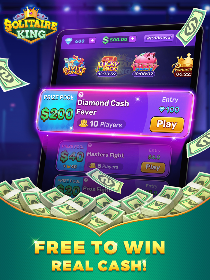 Solitaire King-Win Cash