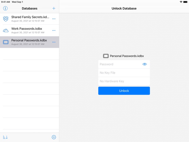Keepassium Keepass Passwords On The App Store