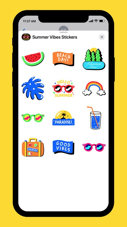 Hello Hot Summer Fun Stickers screenshot-4