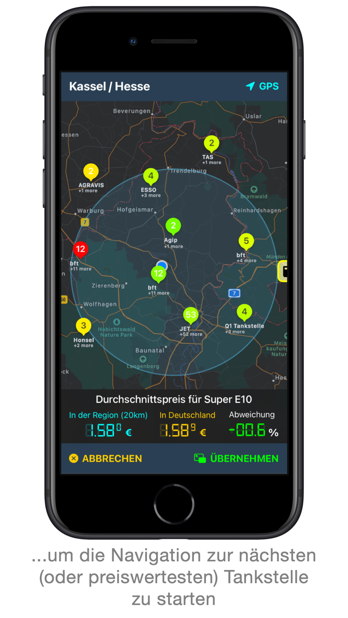 Sprit Widget -die neue TankApp