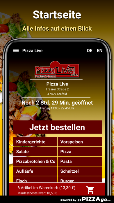 Pizza Live Krefeld screenshot 2