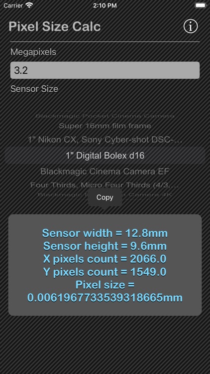Pixel Size Calculator screenshot-3