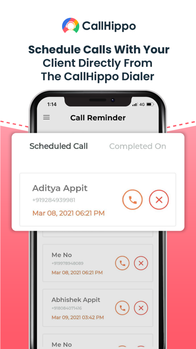 How to cancel & delete CallHippo-Virtual Phone System from iphone & ipad 1