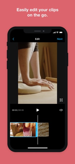 Vimeo app screenshot