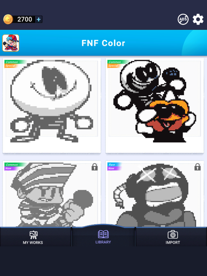 FnF Pixel Coloring Tricky Mod