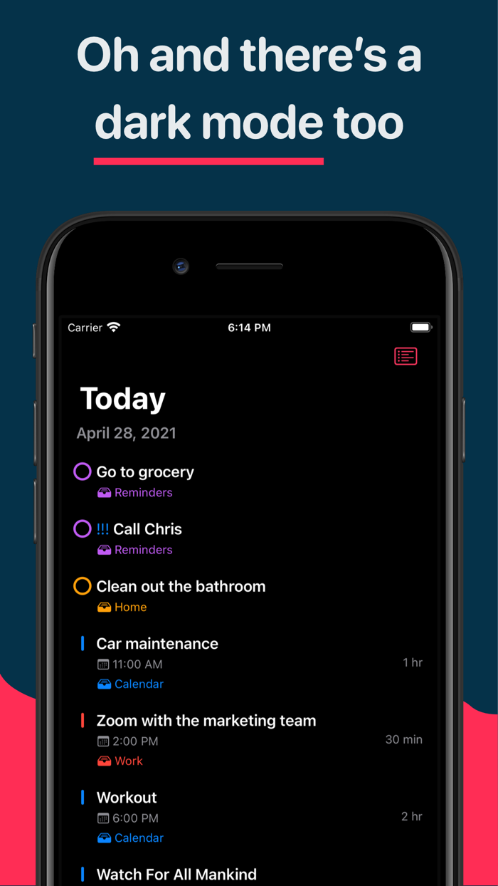 Thum - events  reminders