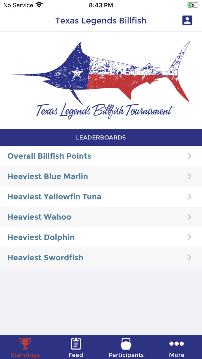Texas Legends Billfish