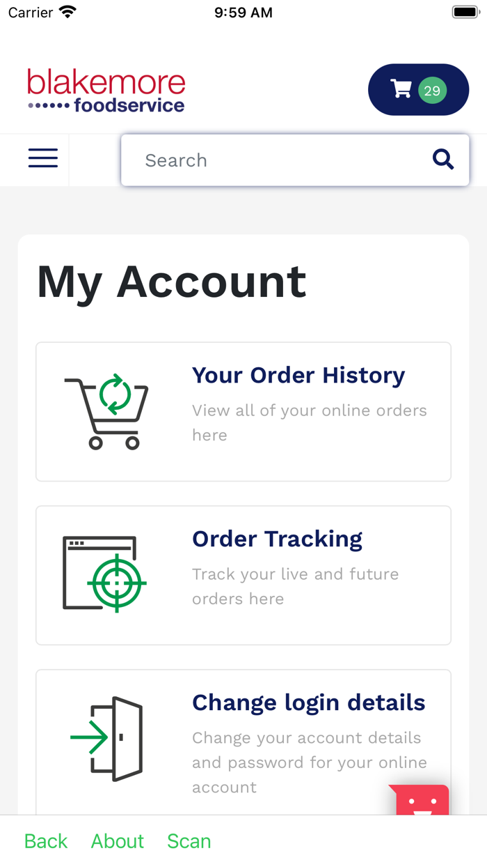 Blakemore Foodservice MyFS