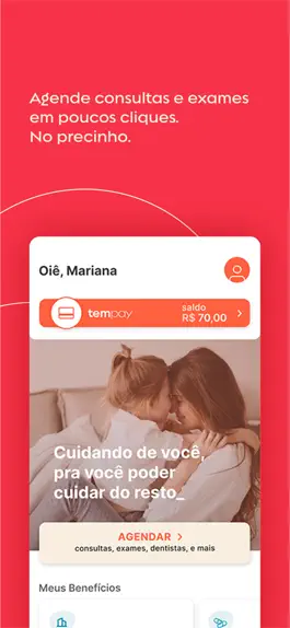 Game screenshot Tem Saúde Digital apk
