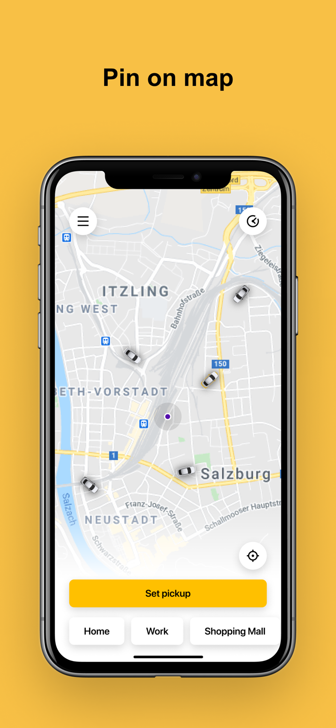 Bringmi taxi rides in Salzburg