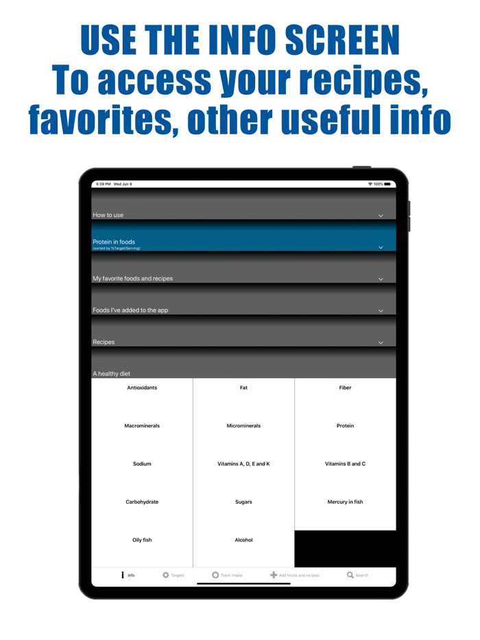 Protein Counter and Tracker