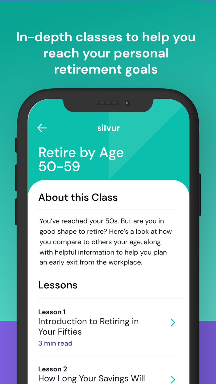 Silvur Retirement Planner