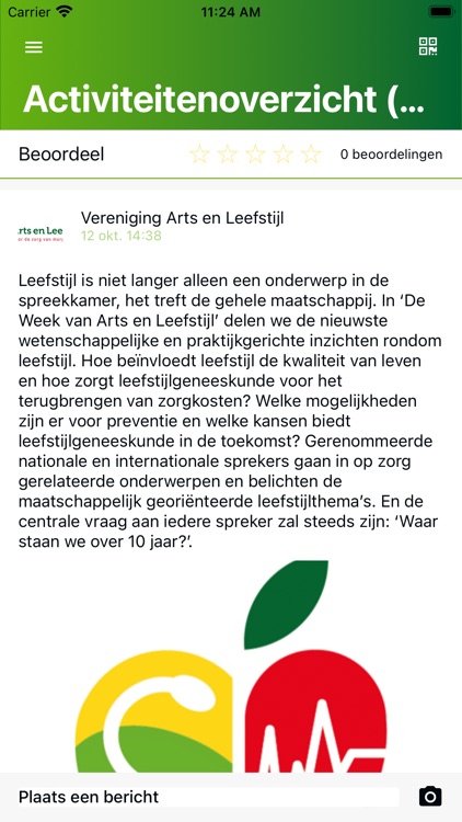 De week van Arts en Leefstijl