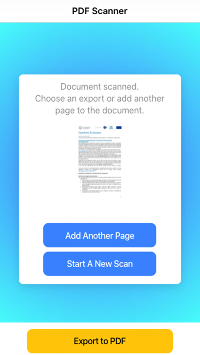 PDF Scanner - Quick  Easy