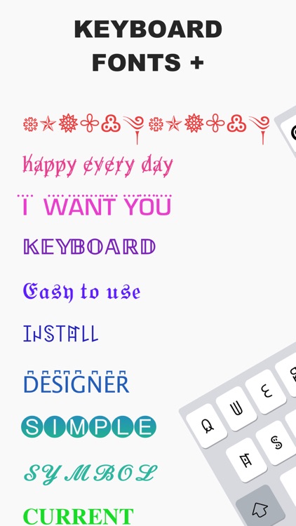 Keyboard Fonts ⁺ screenshot-0