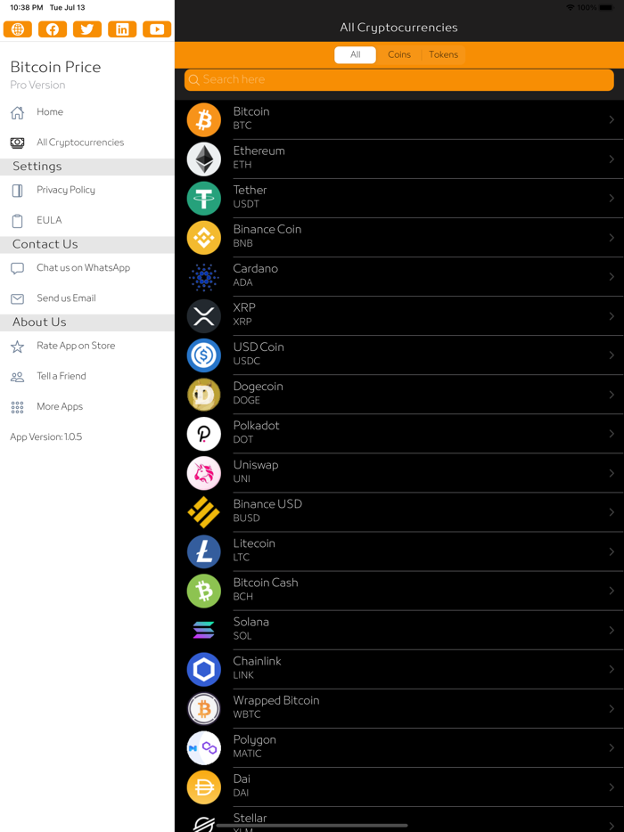 Bitcoin Price - Live Trend