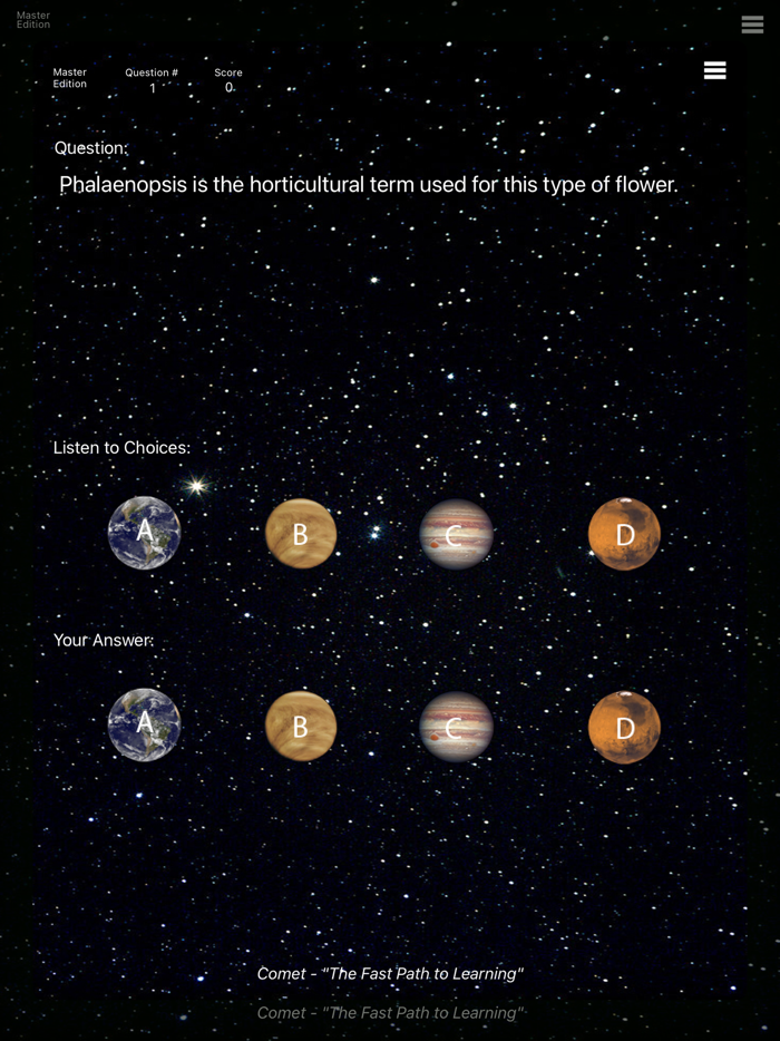 Master - Comet Spelling