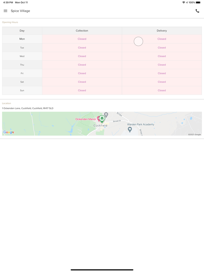 Spice Village Cuckfield