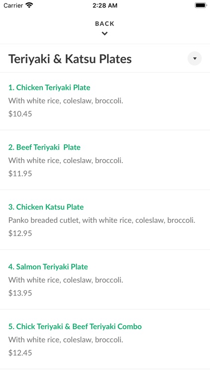 Greenfish Teriyaki Cafe