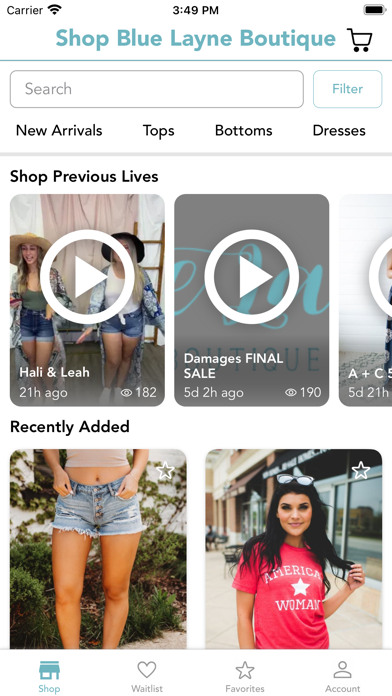 Shop Blue Layne Boutique screenshot 2