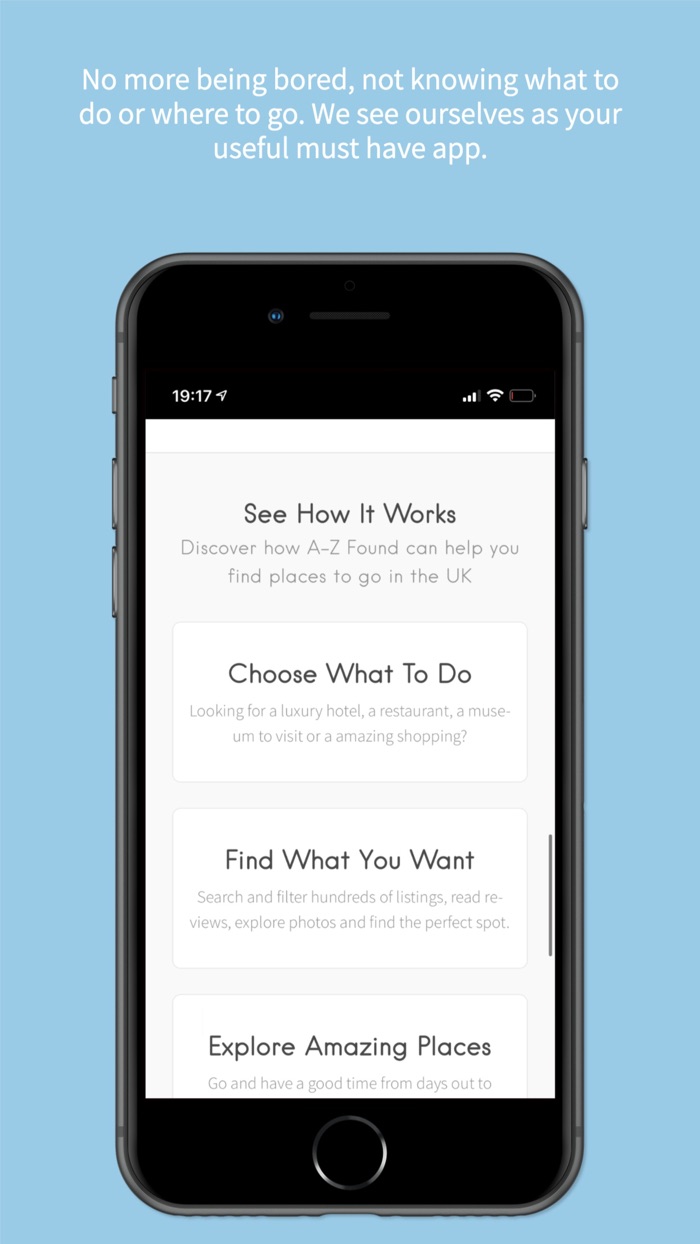 AZ Found - find places to go