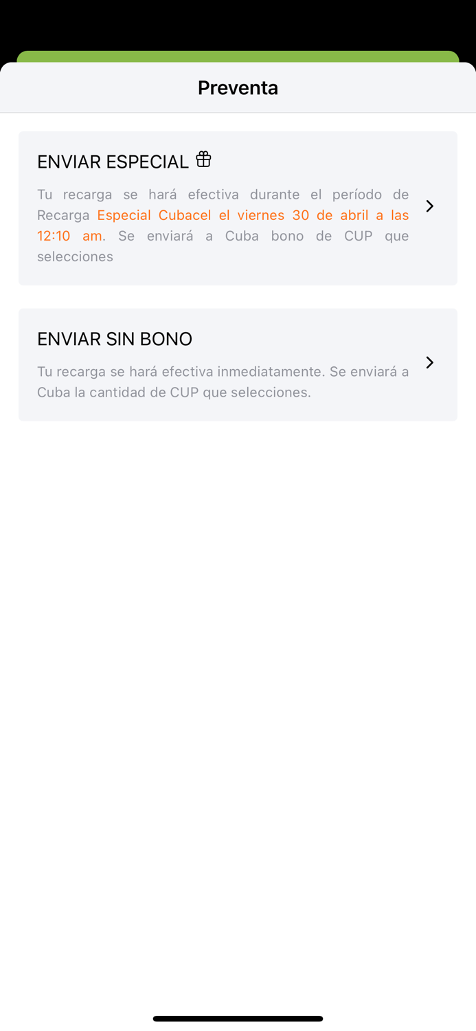 iLlamo Recargas a Cuba