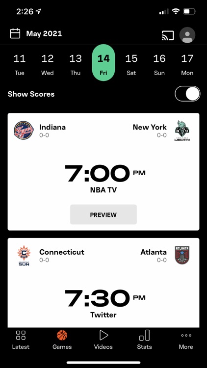 WNBA - Live Basketball Games