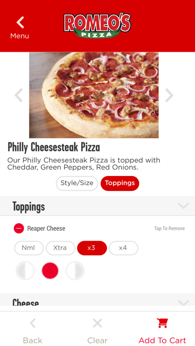 How to cancel & delete Romeos Pizza from iphone & ipad 4