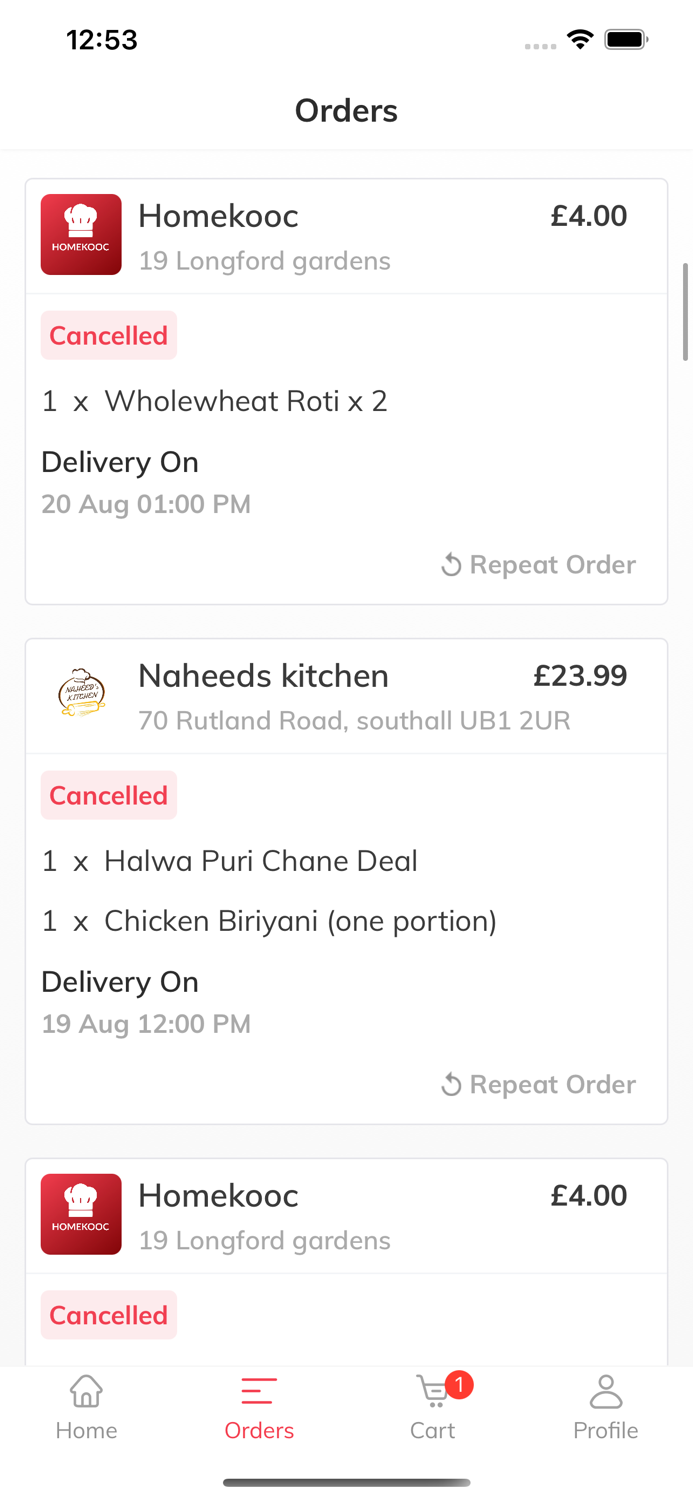 Homekooc - Homemade Food