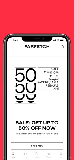 FARFETCH — Designer Shopping app screenshot