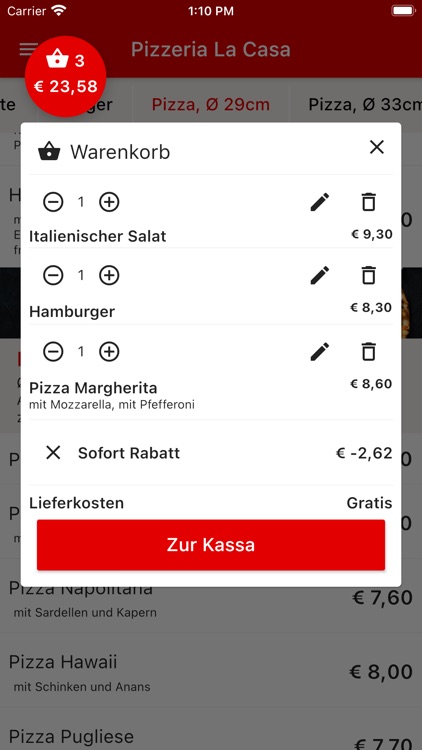 Pizzeria La Casa Kalsdorf