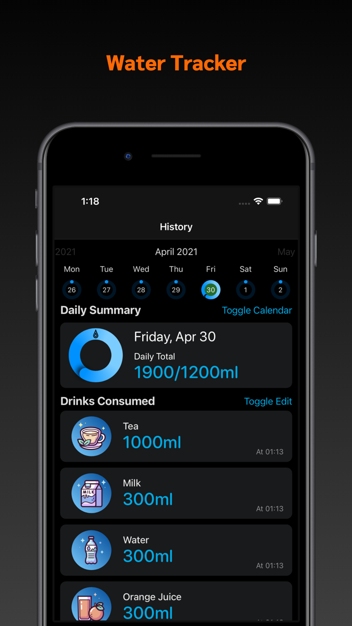 My Water - Drink Daily Tracker