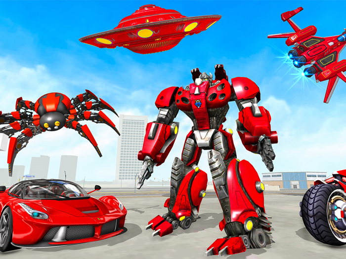 Spider robot hero mech arena