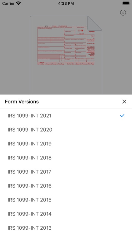 1099INT Form