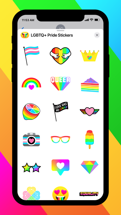LGBTQ+ Pride Stickers screenshot 4