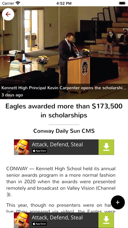 The Conway Daily Sun Replica