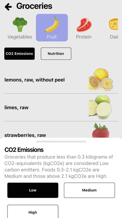 Pepper: Find Low Carbon Food