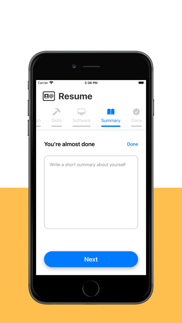 Resume Builder - Professionals