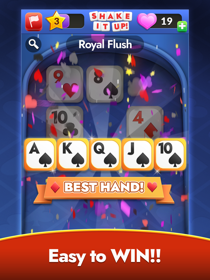 SHAKE IT UP Cards on Dice