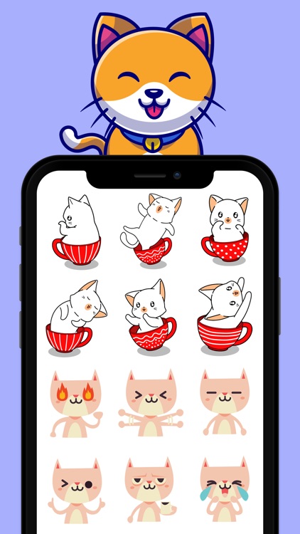 Naughty Cat Emojis by Aakaash Soni
