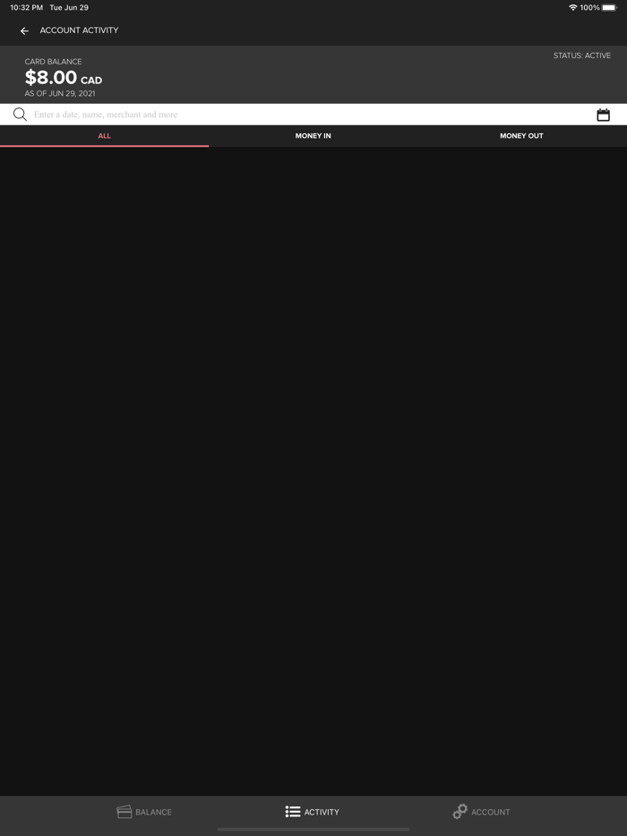 Montreal Balance Checker