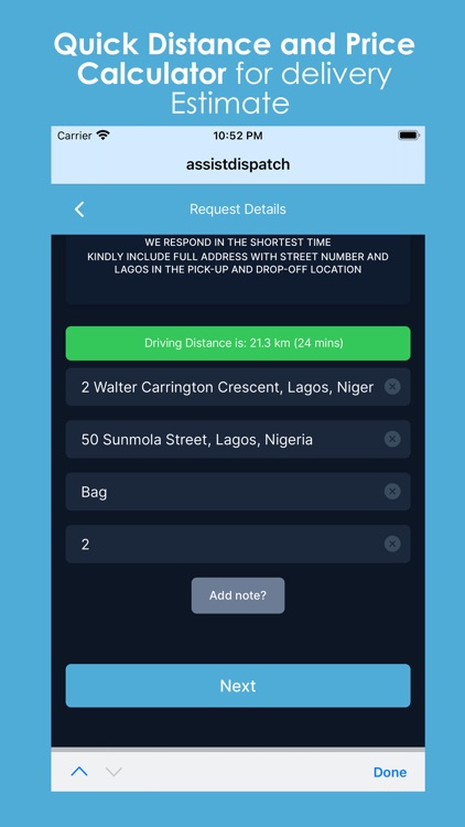 Assist Dispatch Logistics screenshot-6