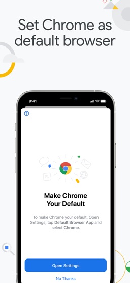 Google Chrome app screenshot