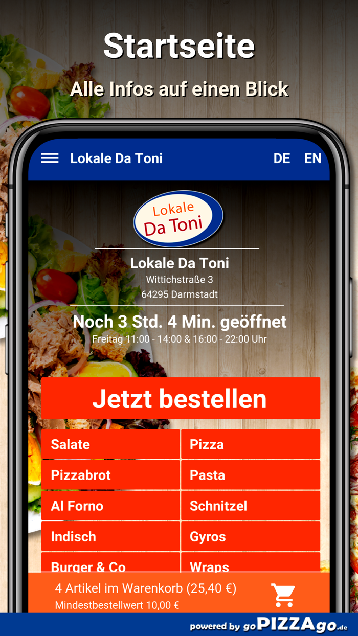 Lokale Da Toni Darmstadt