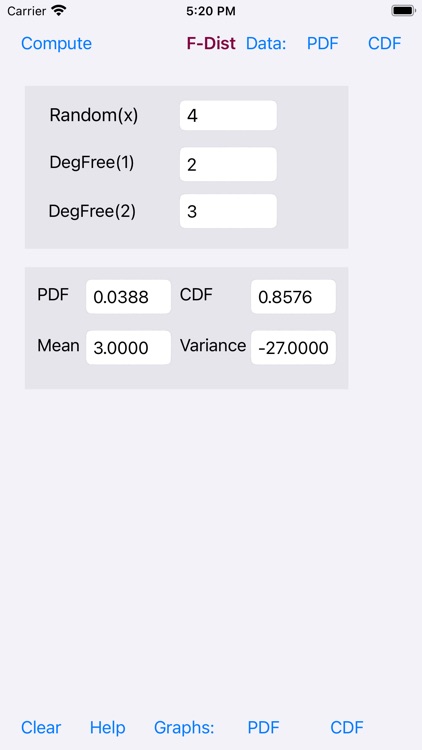 F-Distribution Function screenshot-9