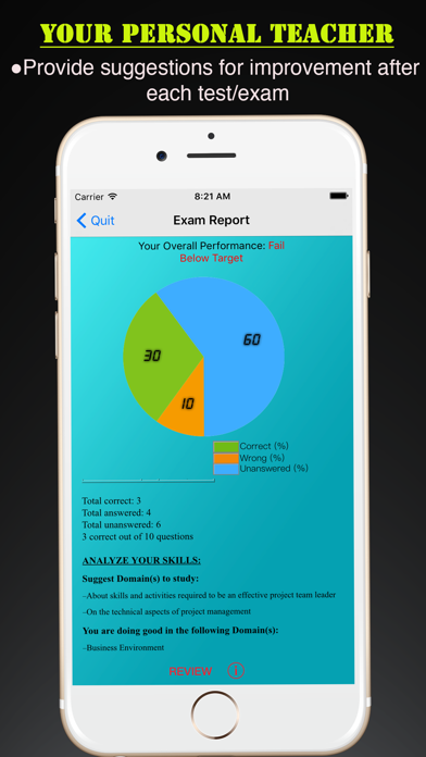 How to cancel & delete PMP EXAM from iphone & ipad 3