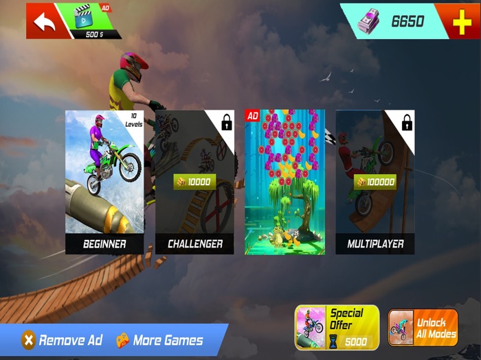 Motorcycle Extreme Cool Stunts