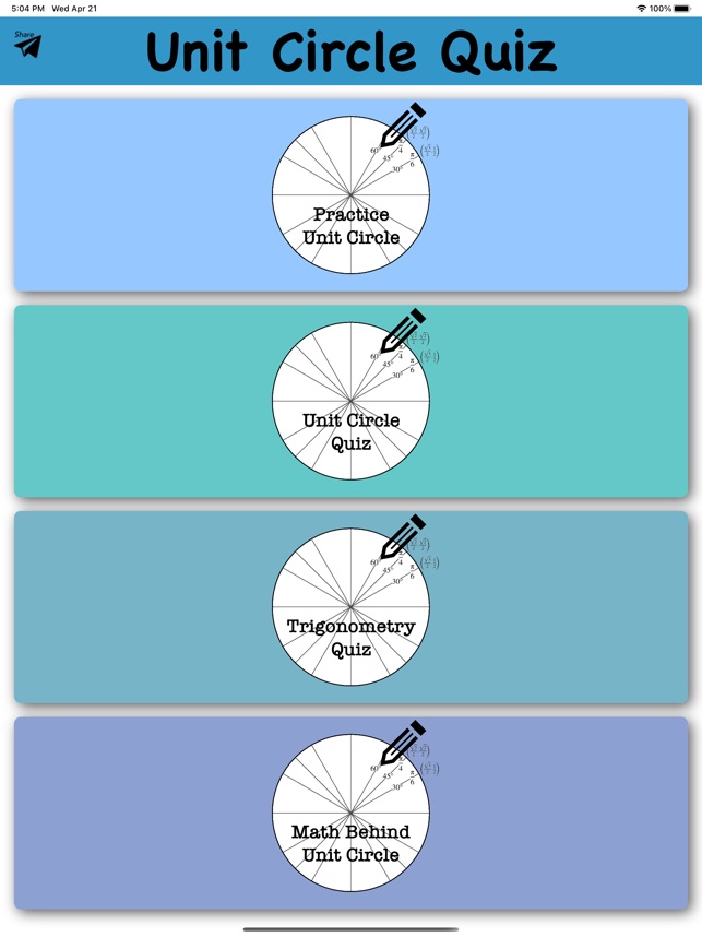Unit Circle Practice on the App Store