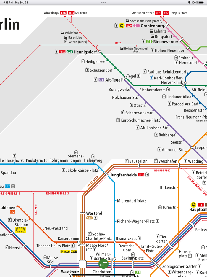 Berlin U-Bahn/S-Bahn Maps