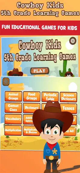 Game screenshot Cowboy 5th Grade Games mod apk